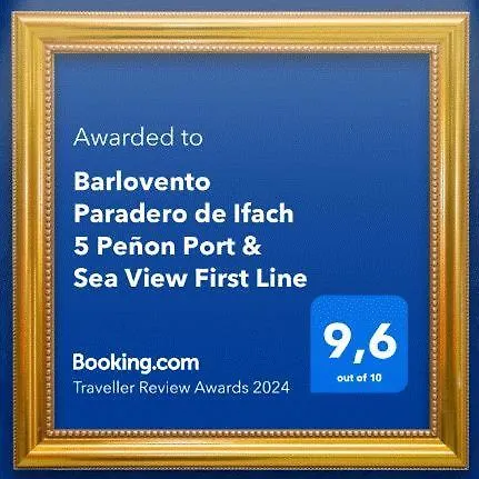 Barlovento Paradero De Ifach 5 Penon Port & Sea View First Line Apartament *